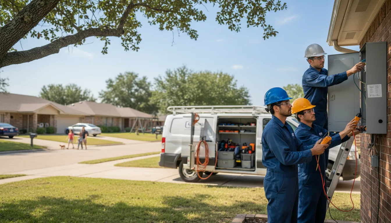 Certified electrician providing emergency electrical services in Tecumseh, NE